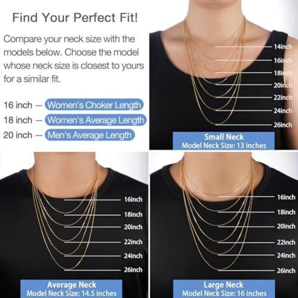 4773 18k Gold Plated Chain Necklace , 1.1mm Cable Chains 18K Gold Plated - Picture 2 of 5